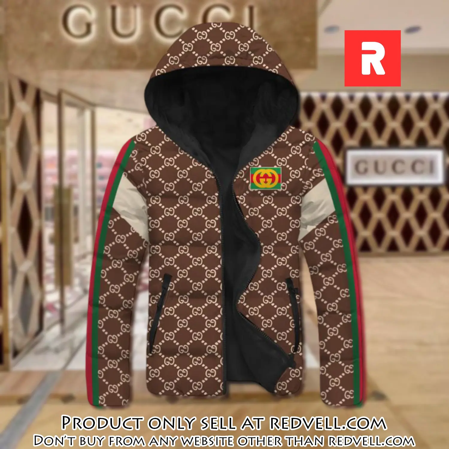 Gucci downfilled coat ultralight down jacket outdoor jacket warm outwear dfj1007 rv5143673